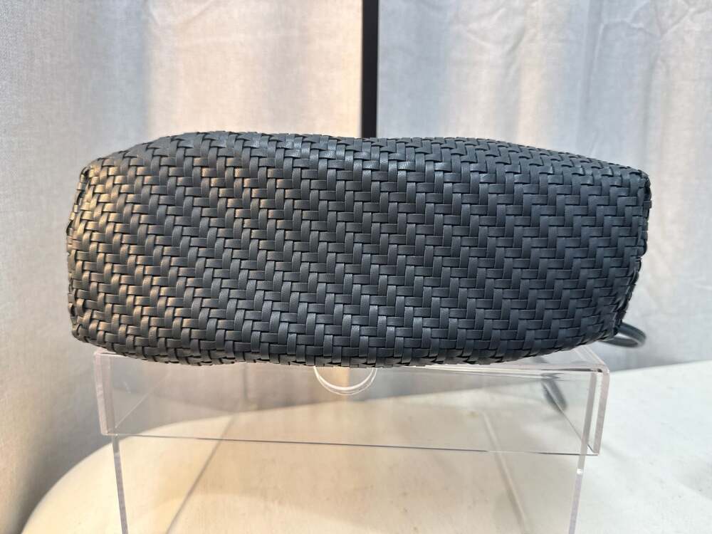 Anthropologie Vegan Leather Woven Bag Clutch - Picture 5 of 6